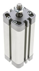 ISO 21287 Vérin Compact à Double Effet 32-80mm - Magnétique - Tige Filetée