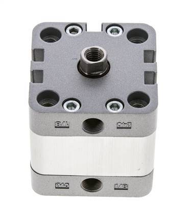 ISO 21287 Compact Double Acting Cylinder 40-10mm - Magnetic