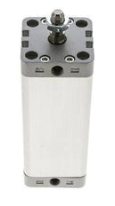 ISO 21287 Vérin Compact à Double Effet 40-100mm - Magnétique - Tige Filetée