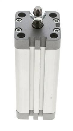 ISO 21287 Vérin Compact à Double Effet 40-100mm - Magnétique - Tige Filetée