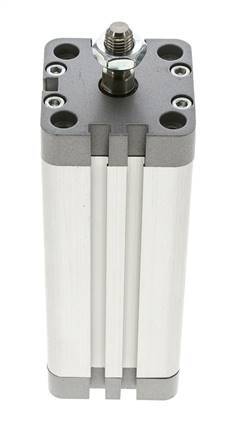 ISO 21287 Vérin Compact à Double Effet 40-100mm - Magnétique - Tige Filetée