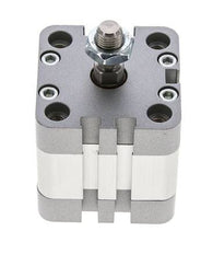 ISO 21287 Vérin Compact à Double Effet 40-10mm - Magnétique - Tige Filetée