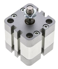 ISO 21287 Vérin Compact à Double Effet 40-10mm - Magnétique - Tige Filetée