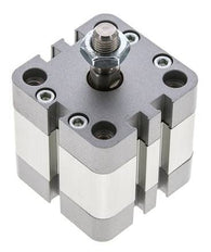 ISO 21287 Vérin Compact à Double Effet 40-10mm - Magnétique - Tige Filetée