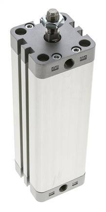 ISO 21287 Compact Double Acting Cylinder 40-125mm - Magnetic - Male Rod
