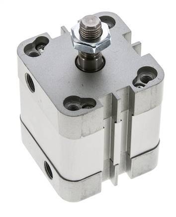 ISO 21287 Compact Double Acting Cylinder 40-15mm - Magnetic - Male Rod