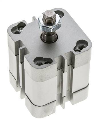 ISO 21287 Vérin Compact à Double Effet 40-15mm - Magnétique - Tige Filetée
