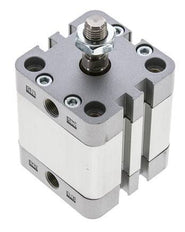 ISO 21287 Vérin Compact à Double Effet 40-20mm - Magnétique - Tige Filetée