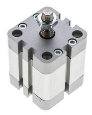 ISO 21287 Vérin Compact à Double Effet 40-20mm - Magnétique - Tige Filetée