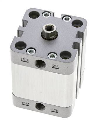 ISO 21287 Vérin Compact à Double Effet 40-25mm - Magnétique
