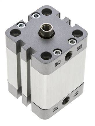 ISO 21287 Vérin Compact à Double Effet 40-30mm - Magnétique