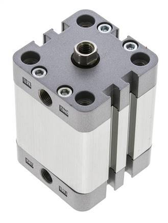 ISO 21287 Vérin Compact à Double Effet 40-30mm - Magnétique