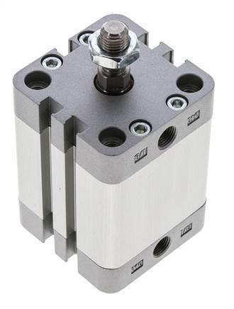 ISO 21287 Vérin Compact à Double Effet 40-40mm - Magnétique