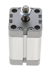 ISO 21287 Vérin Compact à Double Effet 40-40mm - Magnétique - Tige Filetée