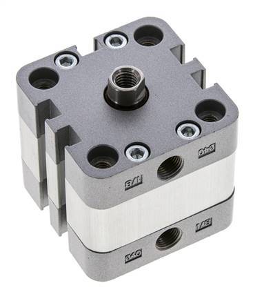 ISO 21287 Vérin Compact à Double Effet 40-5mm - Magnétique
