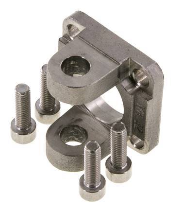 Chape femelle 32 mm ISO 15552 ISO 21287 Acier inoxydable 316 (1.4401)