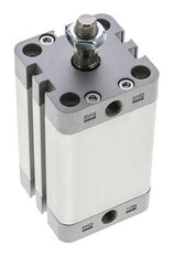 ISO 21287 Vérin Compact à Double Effet 40-50mm - Magnétique - Tige Filetée