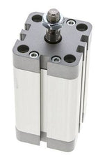 ISO 21287 Vérin Compact à Double Effet 40-60mm - Magnétique - Tige Filetée