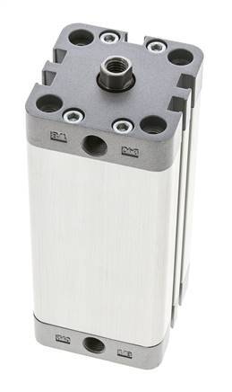 ISO 21287 Compact Double Acting Cylinder 40-80mm - Magnetic