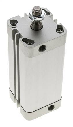 ISO 21287 Vérin Compact à Double Effet 40-80mm - Magnétique - Tige Filetée