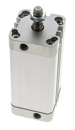 ISO 21287 Vérin Compact à Double Effet 40-80mm - Magnétique - Tige Filetée