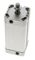 ISO 21287 Vérin Compact à Double Effet 40-80mm - Magnétique - Tige Filetée