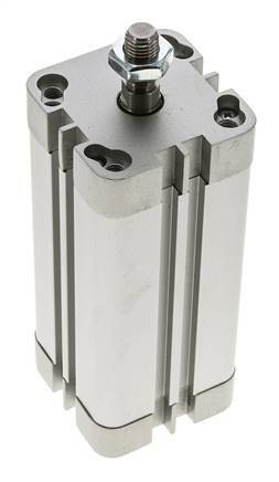 ISO 21287 Vérin Compact à Double Effet 40-80mm - Magnétique - Tige Filetée