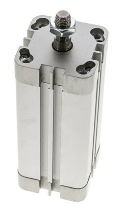 ISO 21287 Vérin Compact à Double Effet 40-80mm - Magnétique - Tige Filetée