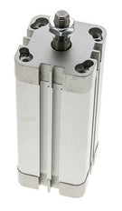 ISO 21287 Vérin Compact à Double Effet 40-80mm - Magnétique - Tige Filetée