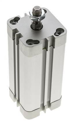 ISO 21287 Vérin Compact à Double Effet 40-80mm - Magnétique - Tige Filetée