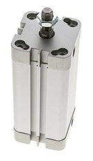 ISO 21287 Vérin Compact à Double Effet 40-80mm - Magnétique - Tige Filetée