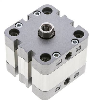 ISO 21287 Vérin Compact à Double Effet 50-10mm - Magnétique