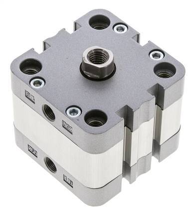 ISO 21287 Vérin Compact à Double Effet 50-10mm - Magnétique