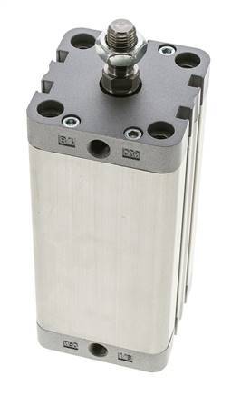 ISO 21287 Compact Double Acting Cylinder 50-100mm - Magnetic - Male Rod