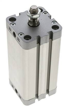 ISO 21287 Vérin Compact à Double Effet 50-100mm - Magnétique - Tige Filetée