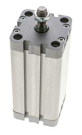 ISO 21287 Vérin Compact à Double Effet 50-100mm - Magnétique - Tige Filetée