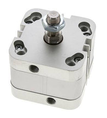ISO 21287 Vérin Compact à Double Effet 50-10mm - Magnétique - Tige Filetée