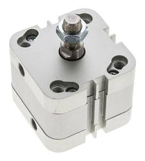ISO 21287 Vérin Compact à Double Effet 50-10mm - Magnétique - Tige Filetée