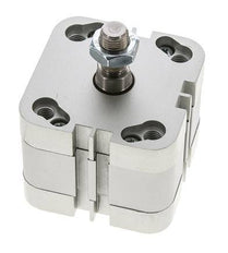 ISO 21287 Vérin Compact à Double Effet 50-10mm - Magnétique - Tige Filetée