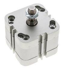 ISO 21287 Vérin Compact à Double Effet 50-10mm - Magnétique - Tige Filetée
