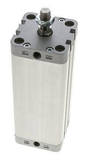 ISO 21287 Vérin Compact à Double Effet 50-125mm - Magnétique - Tige Filetée
