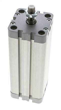 ISO 21287 Vérin Compact à Double Effet 50-125mm - Magnétique - Tige Filetée