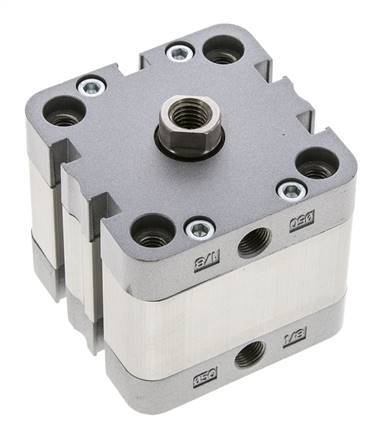 ISO 21287 Compact Double Acting Cylinder 50-15mm - Magnetic