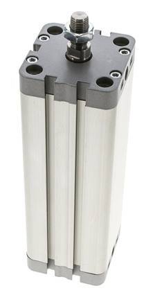 ISO 21287 Vérin Compact à Double Effet 50-150mm - Magnétique - Tige Filetée