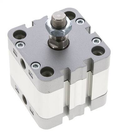 ISO 21287 Compact Double Acting Cylinder 50-15mm - Magnetic - Male Rod