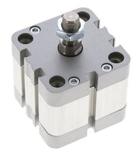 ISO 21287 Vérin Compact à Double Effet 50-15mm - Magnétique - Tige Filetée
