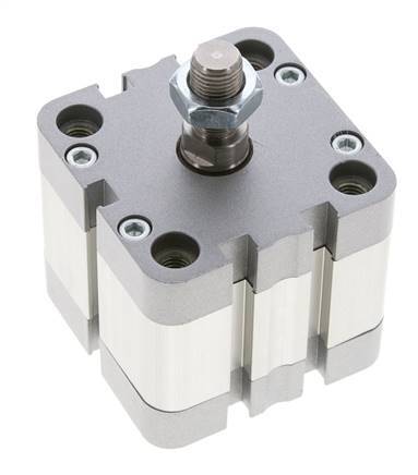 ISO 21287 Vérin Compact à Double Effet 50-15mm - Magnétique - Tige Filetée