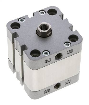 ISO 21287 Compact Double Acting Cylinder 50-20mm - Magnetic