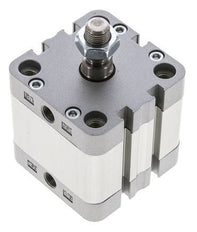 ISO 21287 Vérin Compact à Double Effet 50-20mm - Magnétique - Tige Filetée
