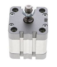 ISO 21287 Vérin Compact à Double Effet 50-20mm - Magnétique - Tige Filetée